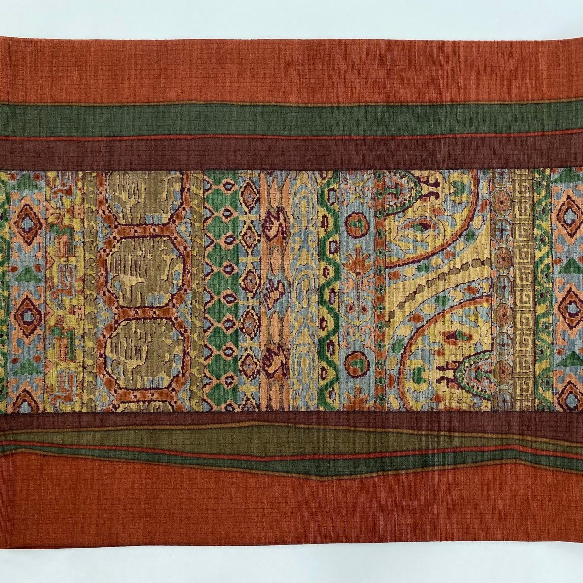 平和屋着物□極上 夏物 華道家 楠目ちづ 絽塩瀬 九寸名古屋帯 手描き