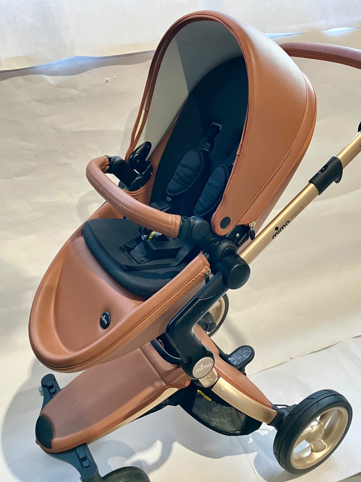 訳あり品 ♥ mima xari ブラウン ベビーカー