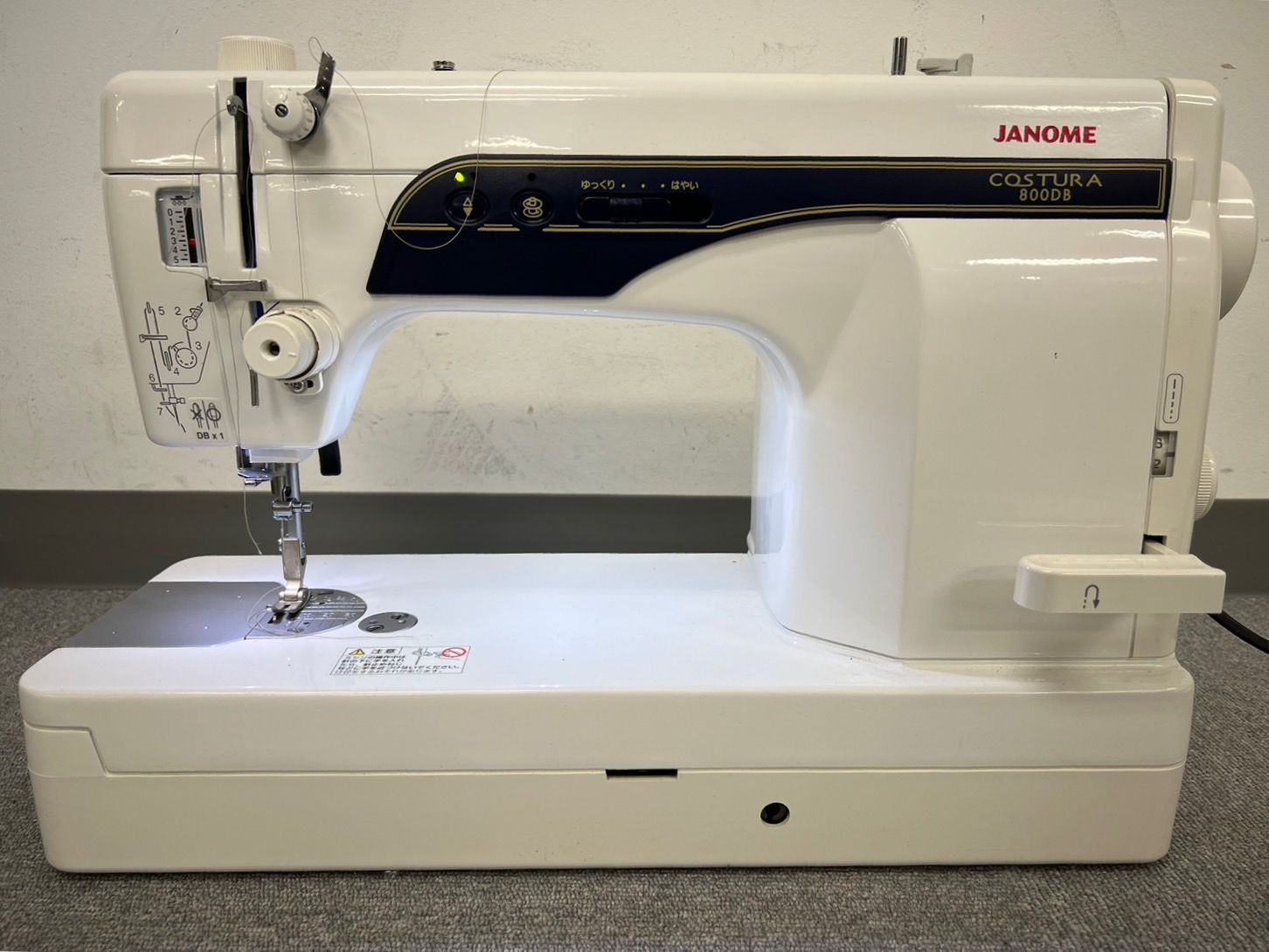 JANOME COSTURA 800DB型職業用ミシン ジャノメ800DB - 職業用 JANOME COSTURA 800DB型職業用ミシン ジャノメ800DB - 職業用