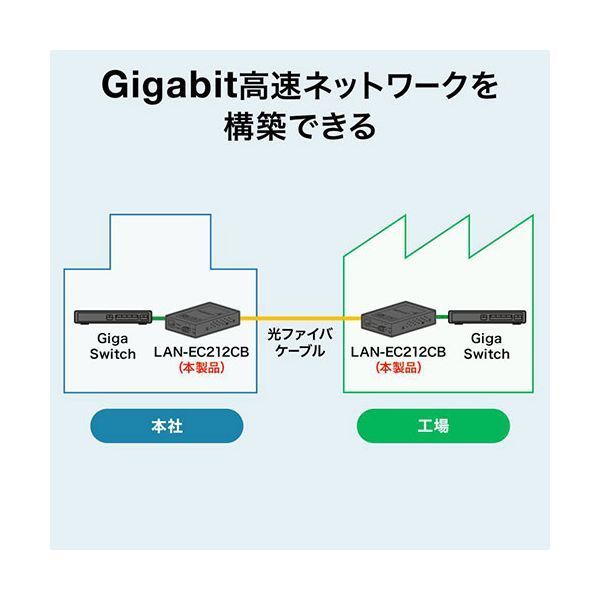 ブラック LAN-EC212CB
