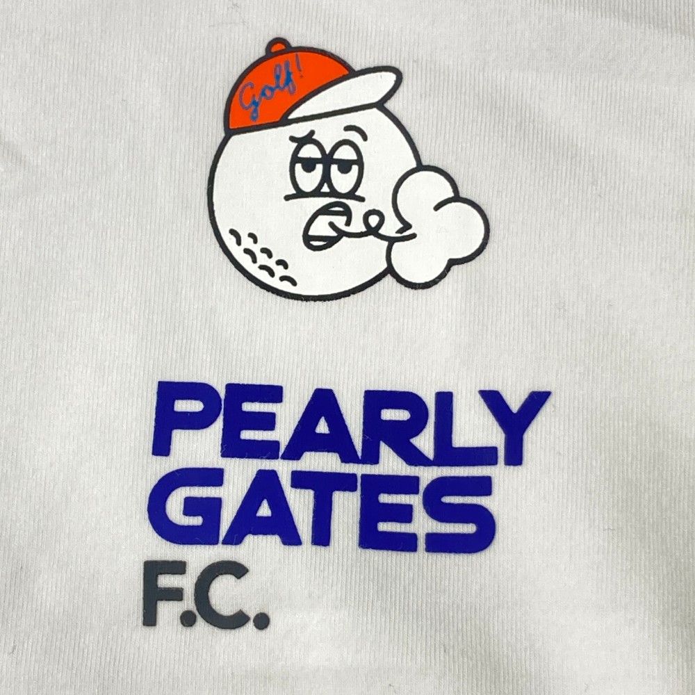 サイズ：1 PEARLY GATES パーリーゲイツ 2024年モデル ハイネック 長袖Tシャツ  ホワイト系 [240101369093] ゴルフウェア レディース ストスト サイズ：1 PEARLY GATES パーリーゲイツ 2024年モデル
