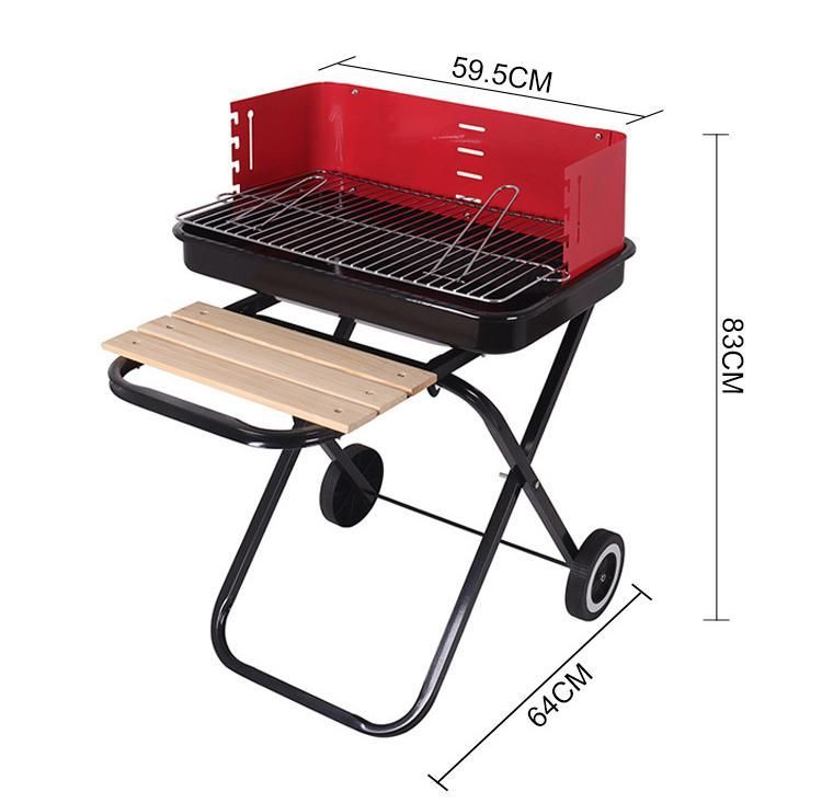 ポータブルBBQラック 折りたたみ式バーベキューカー