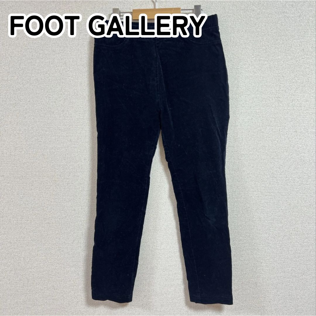 FOOT GALLERY フットギャラリー M ネイビー ウエスト0ゴム