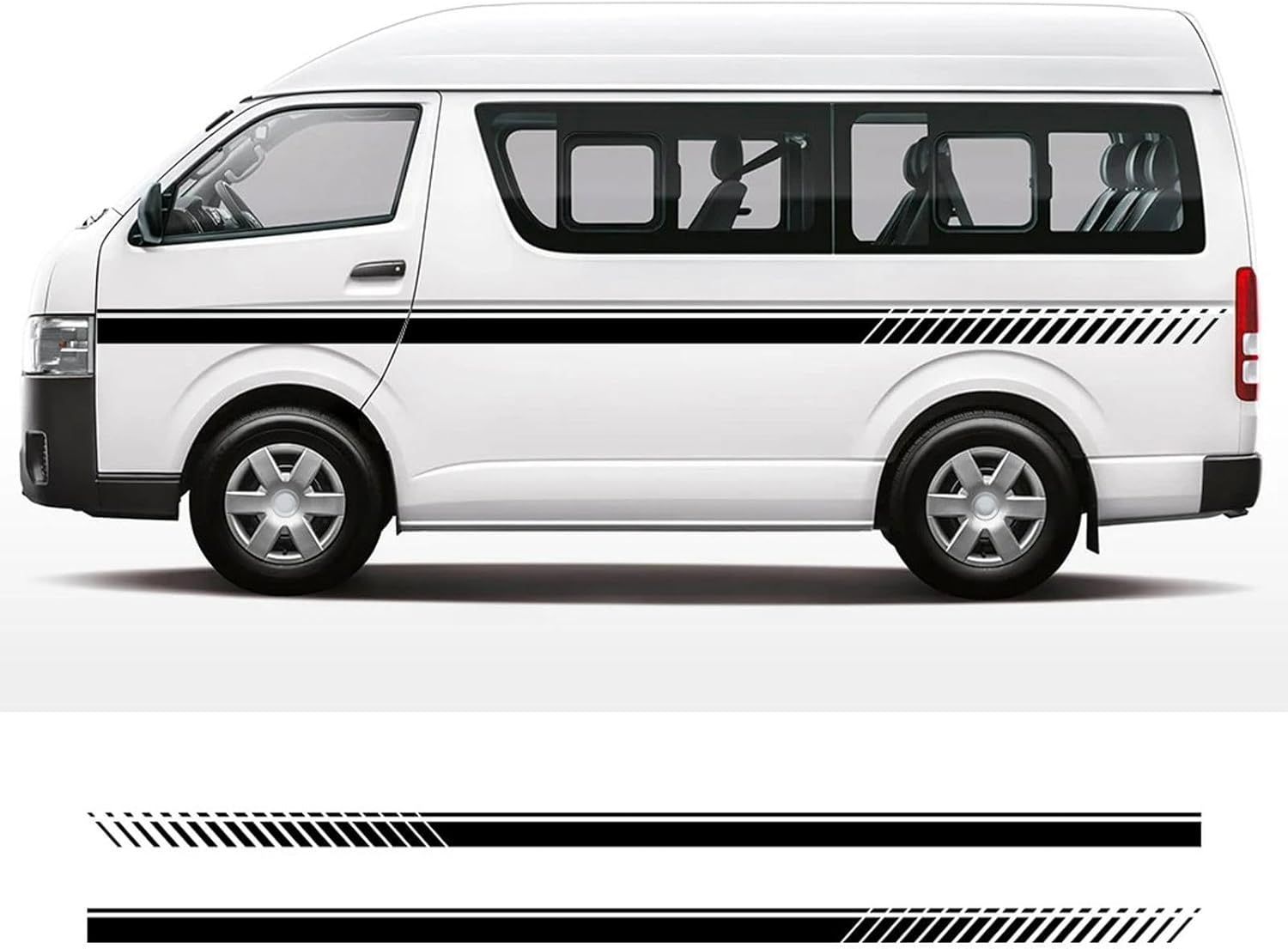 ハイエース200系 車両装飾 ステッカー サイドストライプ デカール ビニール 車用アクセサリー