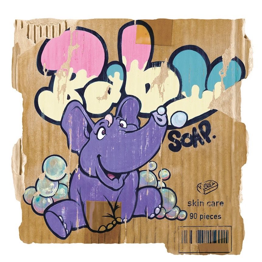 Fabrication/Elephant_p 村上隆 TENGAone 版画