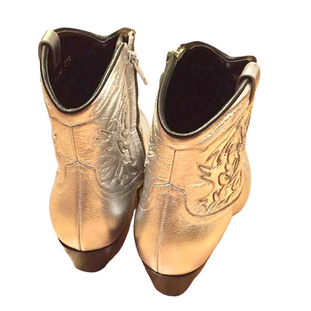 【美品】SAINT LAURENT サンローラン ショートブーツ 36ハーフ SAINT LAURENT サンローラン サイドゴアブーツ ショートブーツ