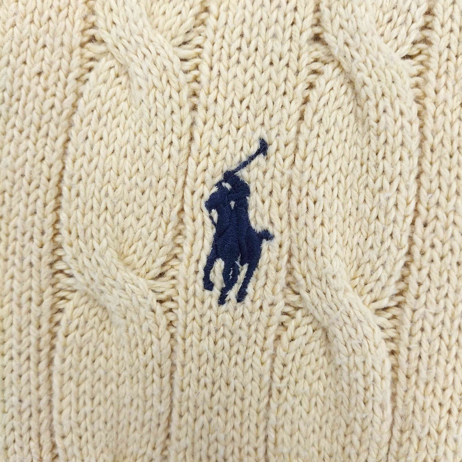 【美品】ポロラルフローレン コットンニットベスト ポニー刺繍 アイボリー M 楽天市場】ポロ ラルフローレン ケーブル編み ベスト POLO RALPH