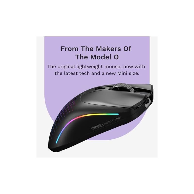 Glorious Model O 2 Mini Wireless Matte Black 有線 無線対応 ゲーミングマウス GLO-MS-OMWV2-MB MS0742