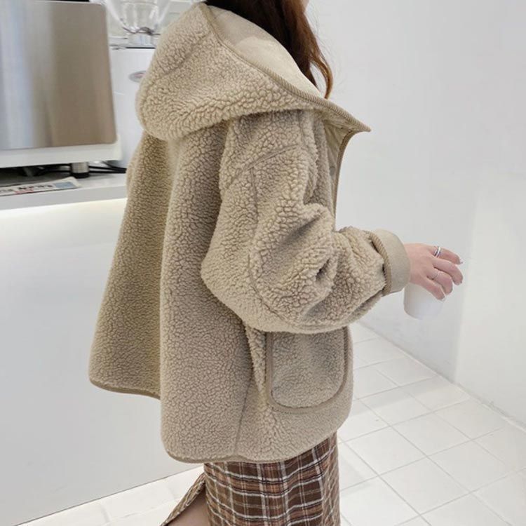 ジャケット ボア フード付き ジッパー ゆったり カジュアル 楽天市場】フリースジャケット レディース ボアジャケット