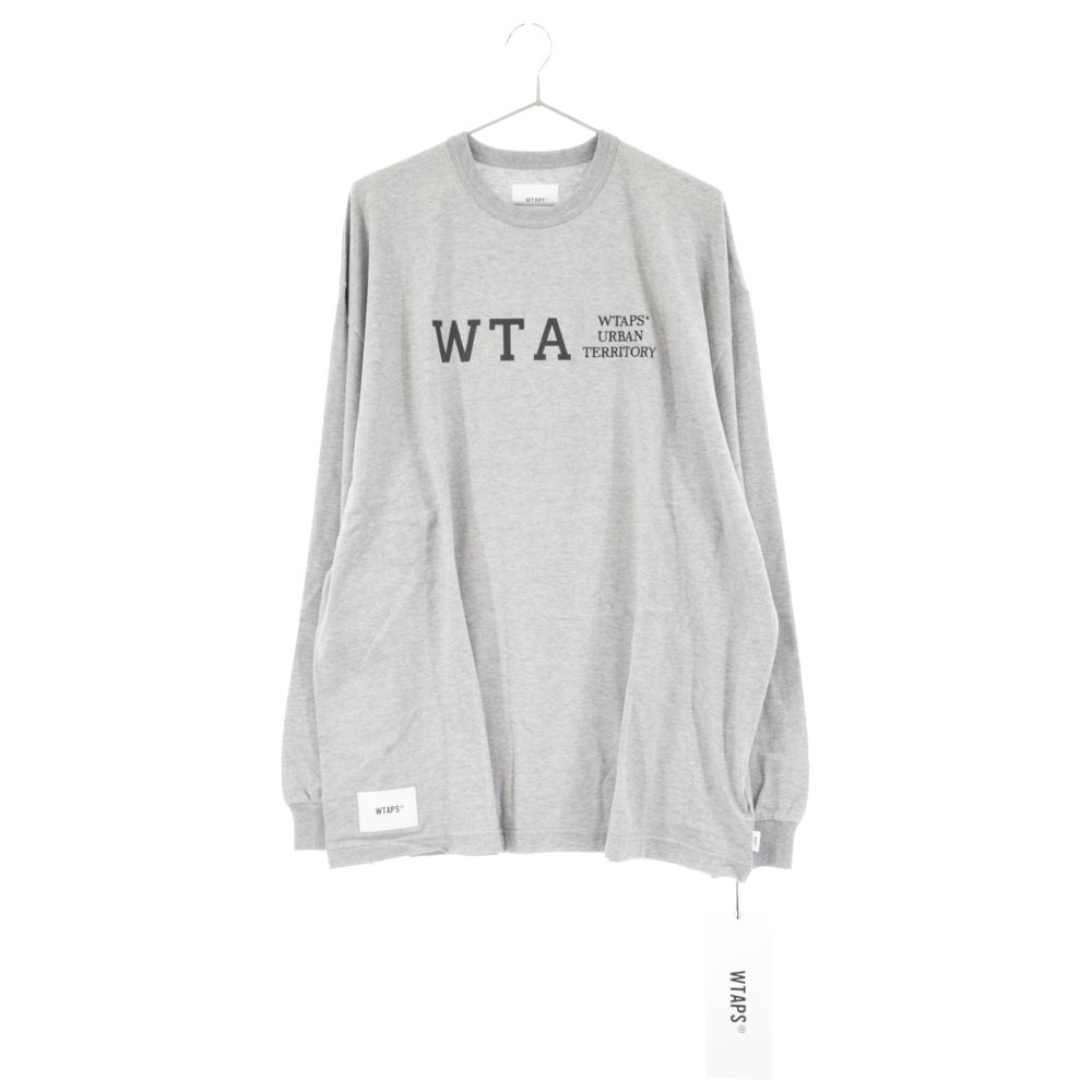 WTAPS (ダブルタップス) 23SS Long Tee ロゴプリント クルーネック