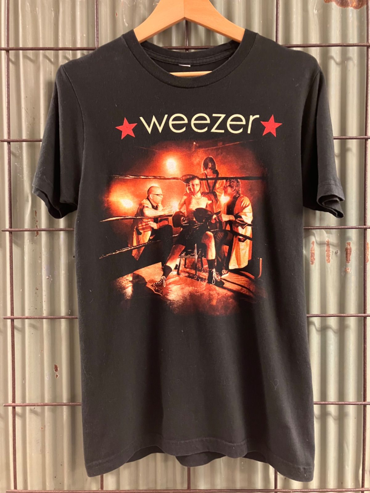永久保証 00s Weezer ロゴ プリント バンド Tシャツ 2002 - トップス
