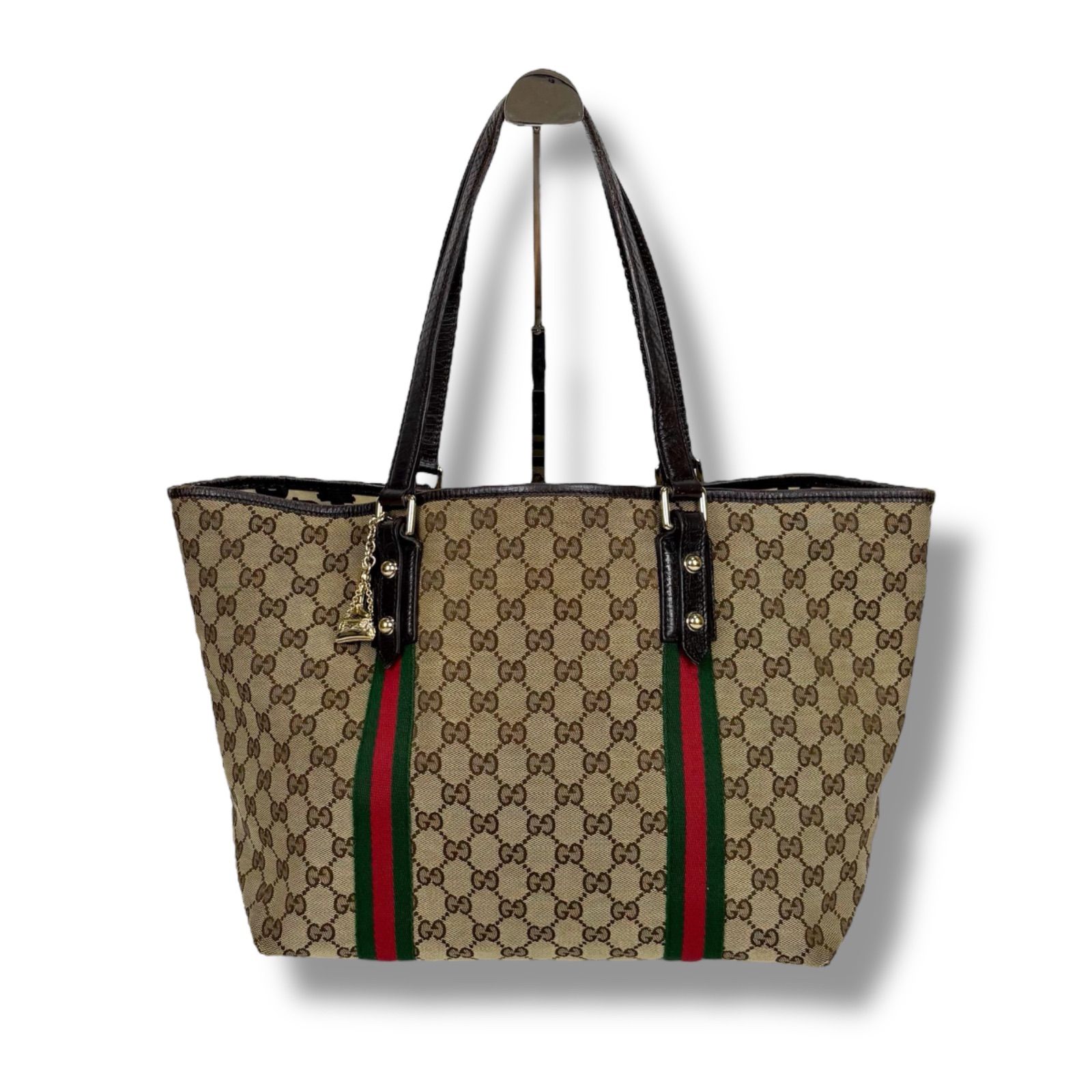 グッチ GUCCI トートバッグ シェリーライン GGキャンバス