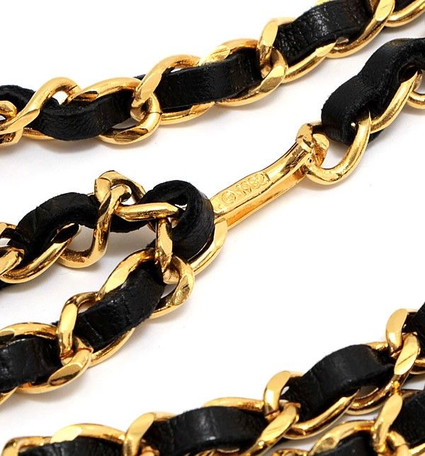 シャネル CHANEL ヴィンテージ ココマーク チェーンベルト ゴールド