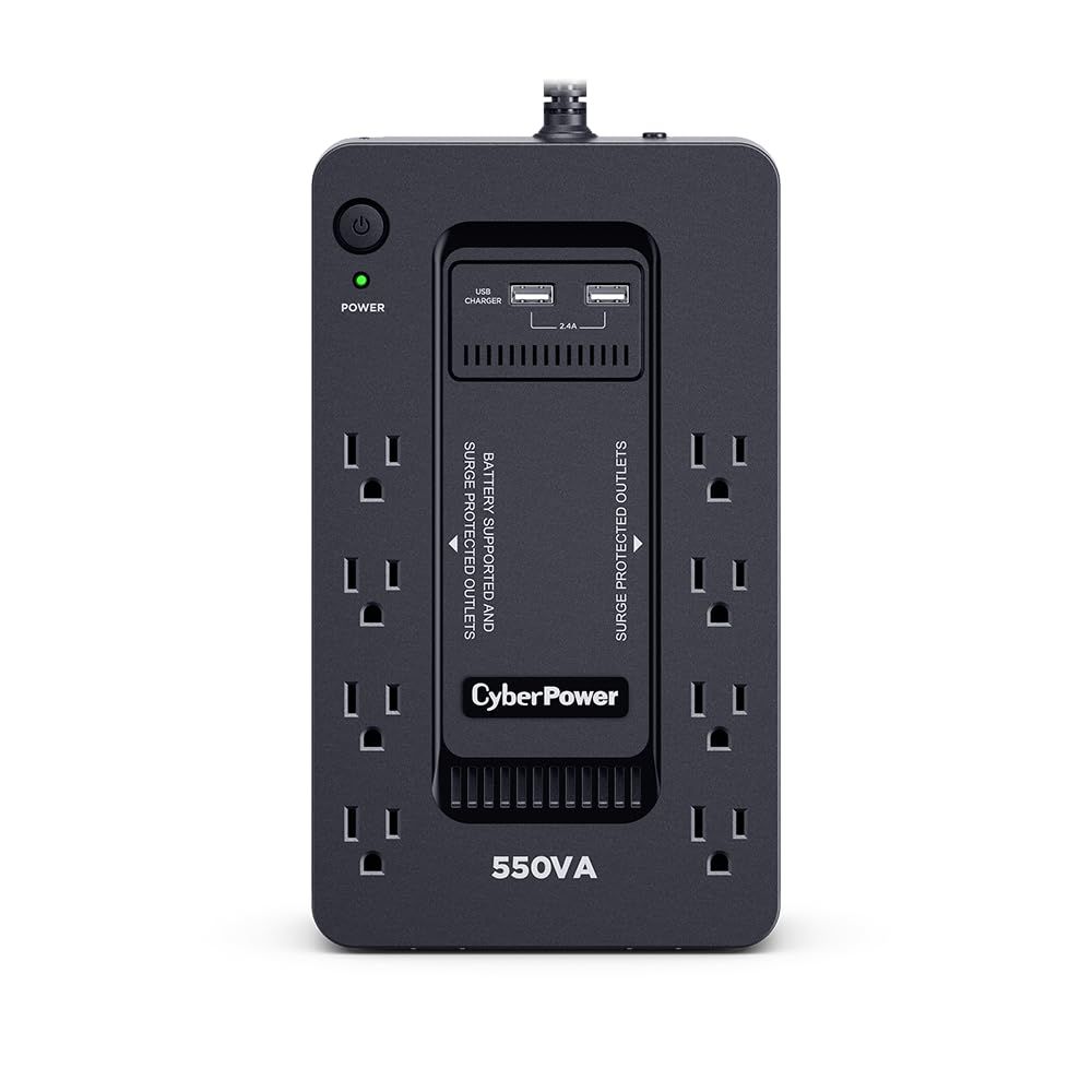 常時商用給電 矩形波 無停電電源装置 UPS 550VA|330W CyberPower SX550UJP