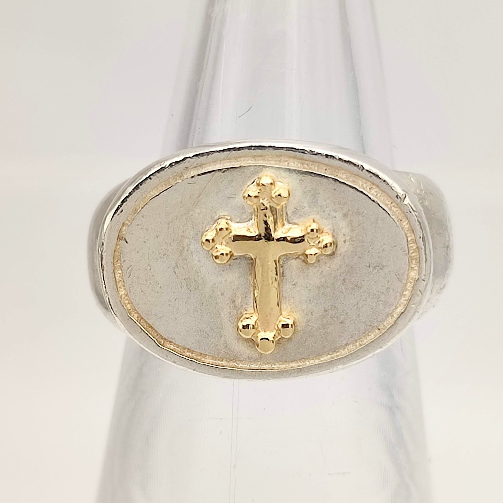 美品】Loree Rodkin ローリーロドキン ゴシッククロスリング K18