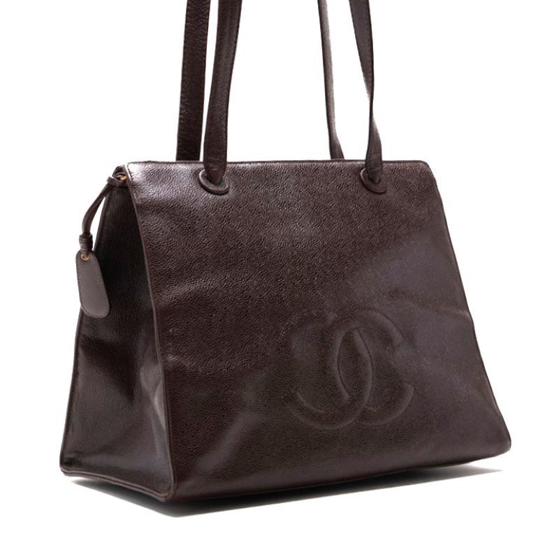 CHANEL シャネル ココマーク レザーチャーム付き ショルダーバッグ 