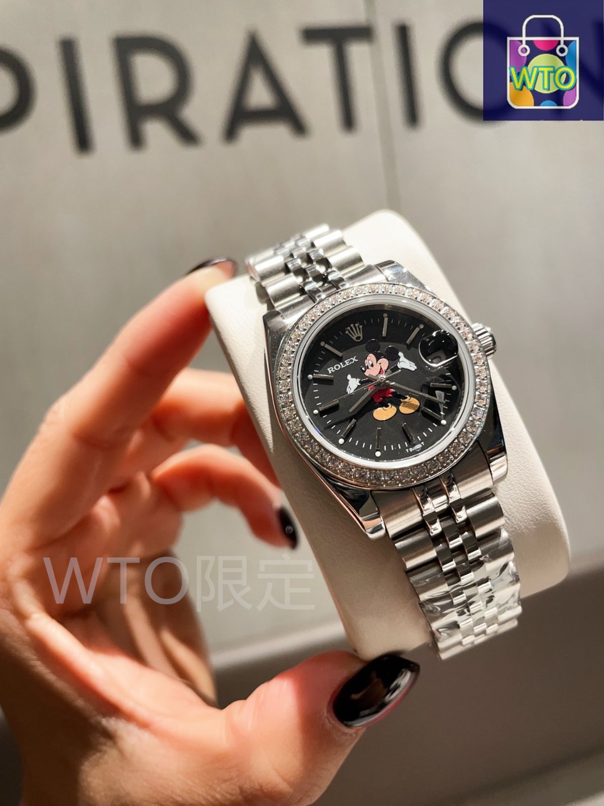 今日特価】ROLEX Mickey Mouse Quartz Watch ロレックス