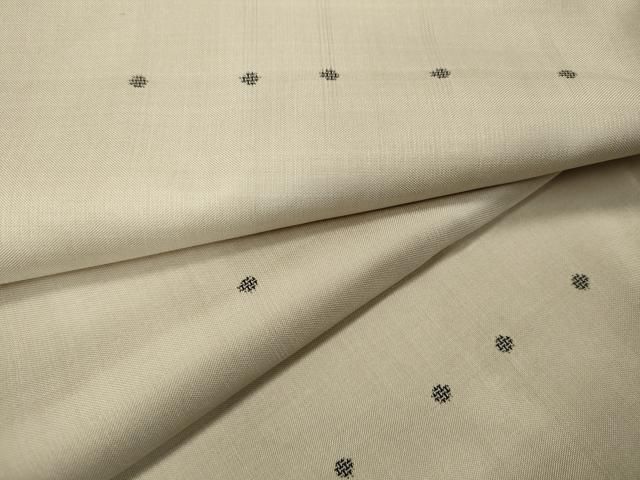 平和屋本店□極上 夏物 東郷織物謹製 本場大島紬 夏大島 160亀甲 結晶