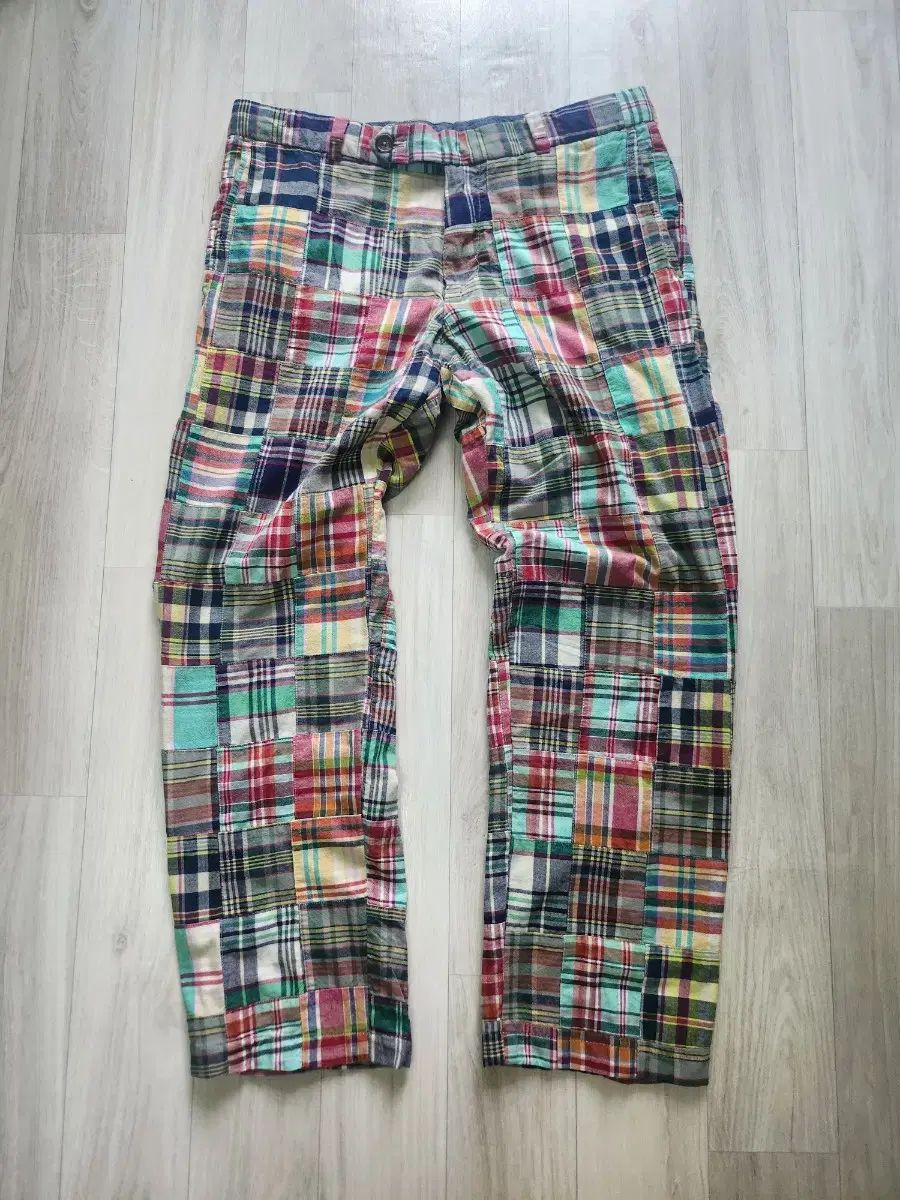 Brooks Brothers ブルックス ブラザーズ ミランフィット パッチワーク パンツ