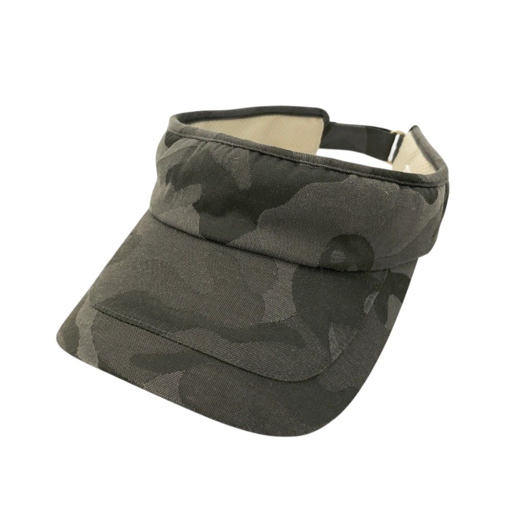 美品 ★ MARK&LONA サンバイザー CODE マーク&ロナ カーキ MARK&LONA マークアンドロナ サンバイザー 迷彩柄 カモフラ カーキ系