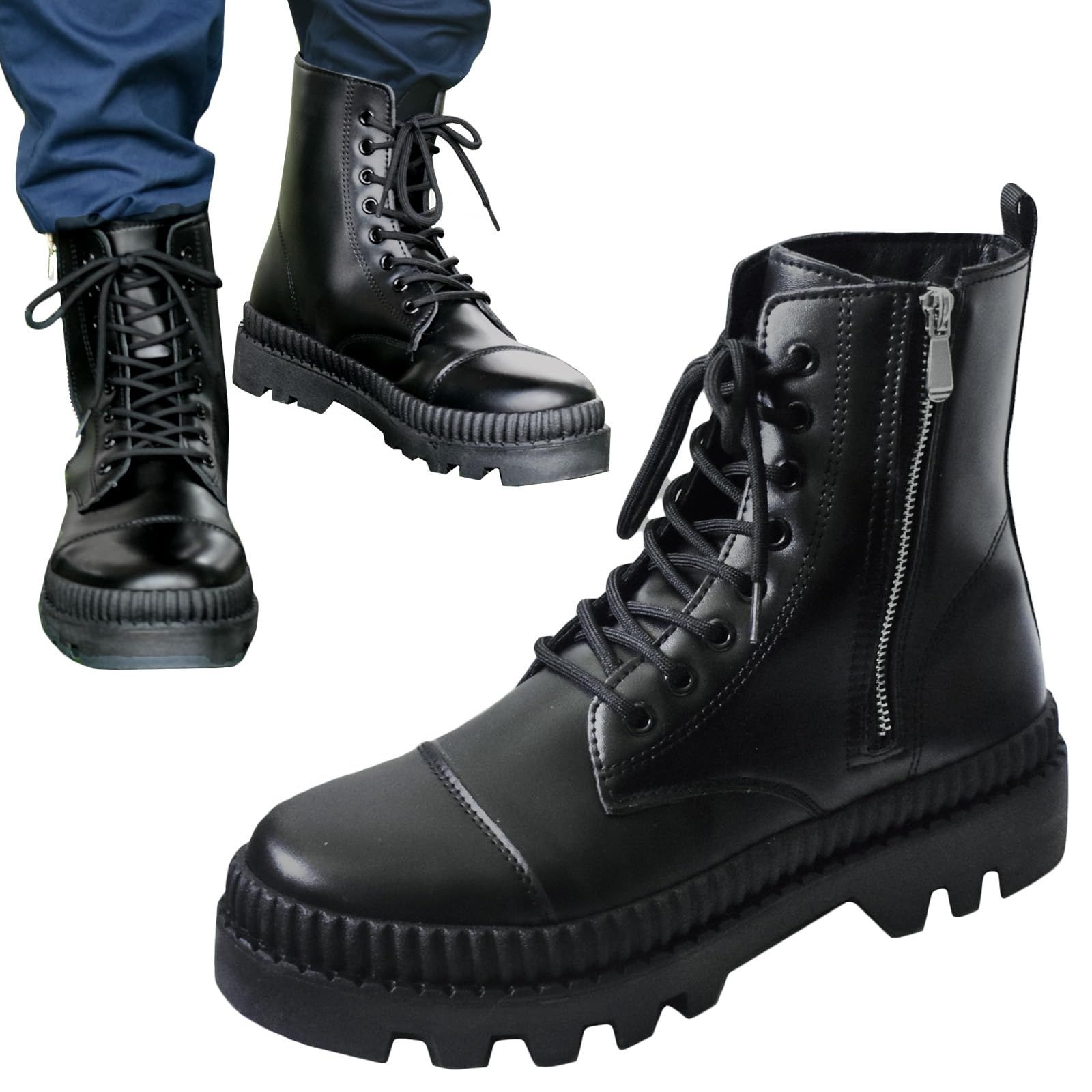 ALVEIN シークレットシューズ シークレットブーツ ワークブーツ