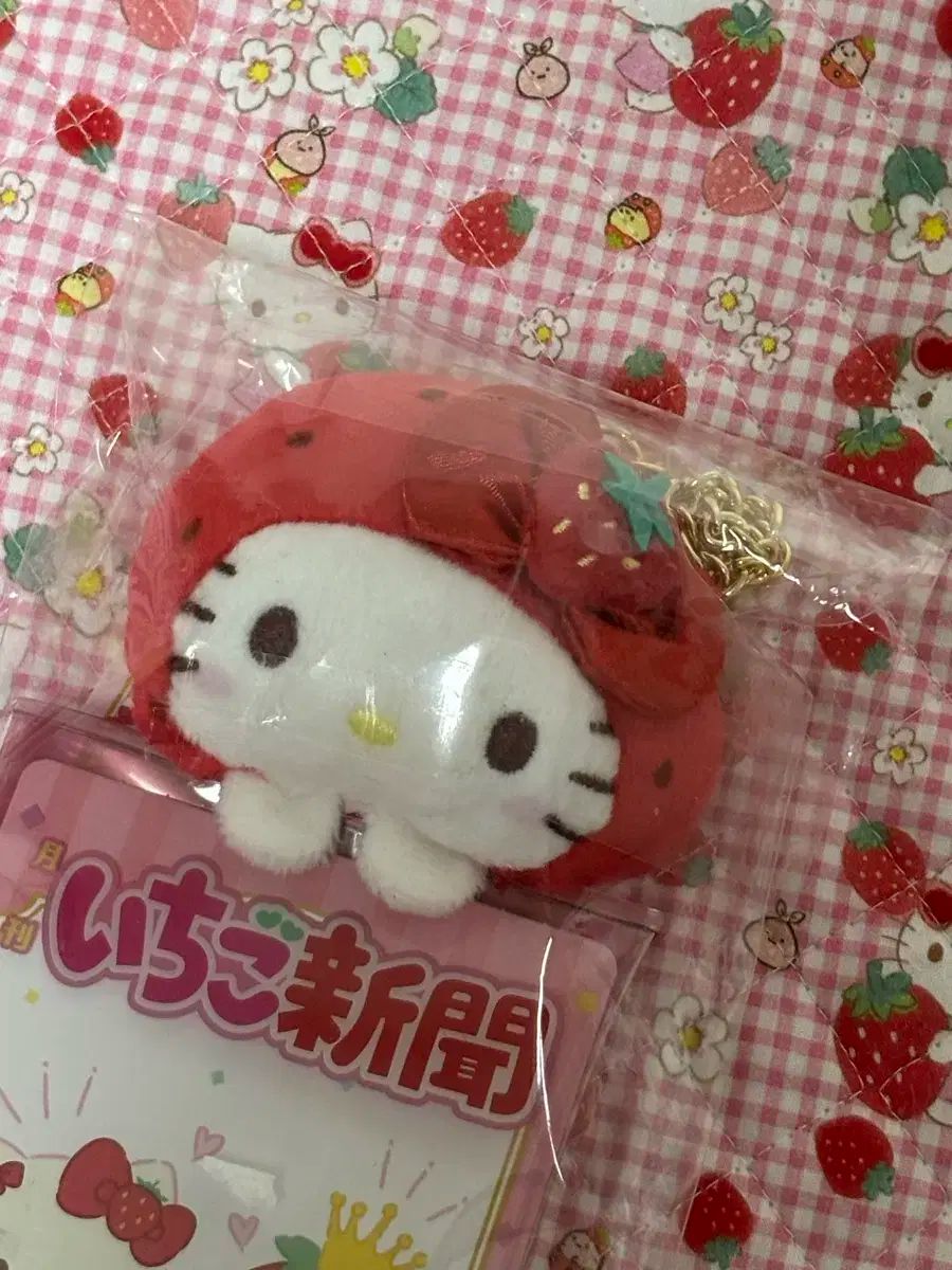 hello kitty(ハローキティ) いちご カードウォレットキーリング ハローキティ（コインケース）のフリマアイテム一覧 HELLO KITTY ハローキティ  二つ折り財布 札入れ ウォレット 12161 牛革 本革 レザー sanrio サンリオ キティちゃん キャラクター レディース