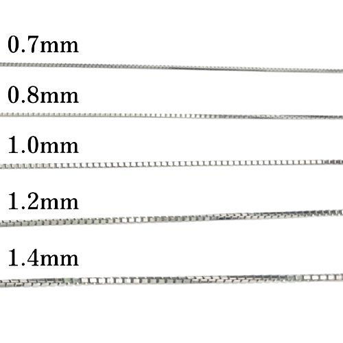 新品 プラチナ ベネチアン 50cm 幅0.7mm スライド式 Pt850 チェーン