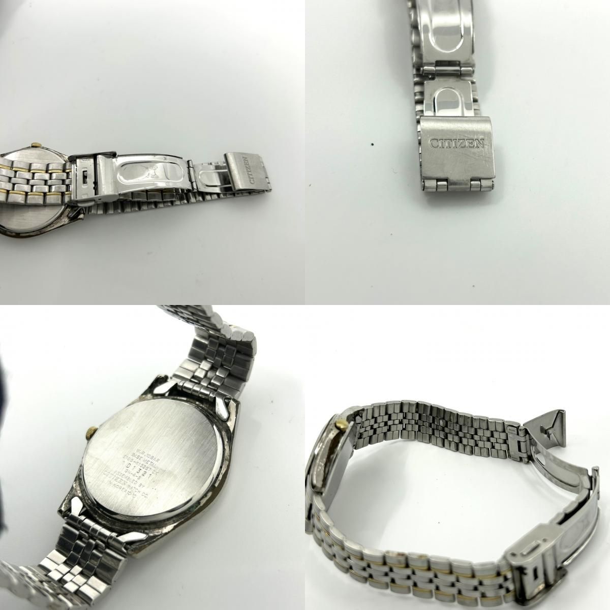 稼働品】citizen シチズン ジャンクション エコドライブ 腕時計 E100  