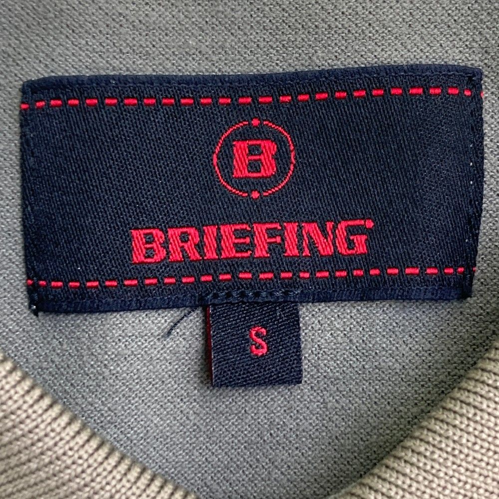 サイズ：S BRIEFING GOLF ブリーフィング 半袖ポロシャツ カーキ系
