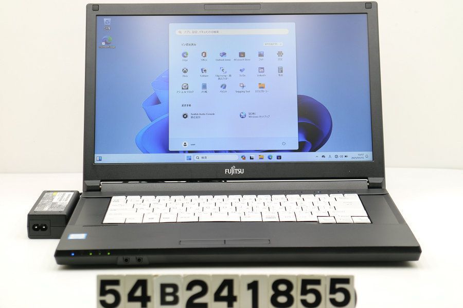 富士通 LIFEBOOK A579/A Core i5 8265U 1.6GHz/8GB/256GB(SSD)/DVD/15.6W/FWXGA(1366x768)/Win11 【54B241855】