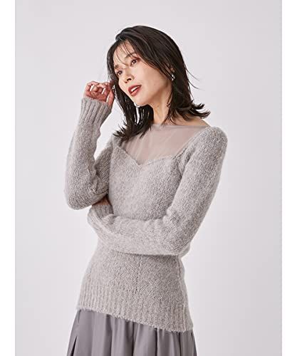 デコルテシアーソフトニットトップス アイディー