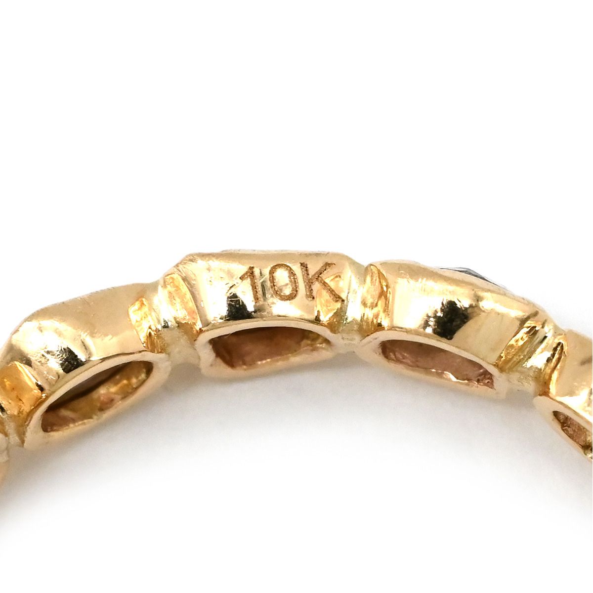 リング 指輪 ダイヤリング K10YG ダイヤモンド イエローゴールド 15号  