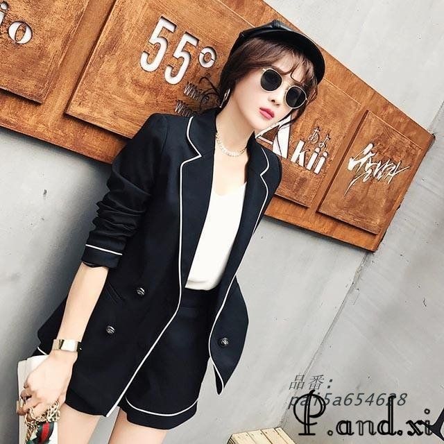 レディースファッション レディーススーツ ショートパンツ ブラック パンツスーツ テーラードジャケット 通勤 パーティー カジュアル pai5a654628