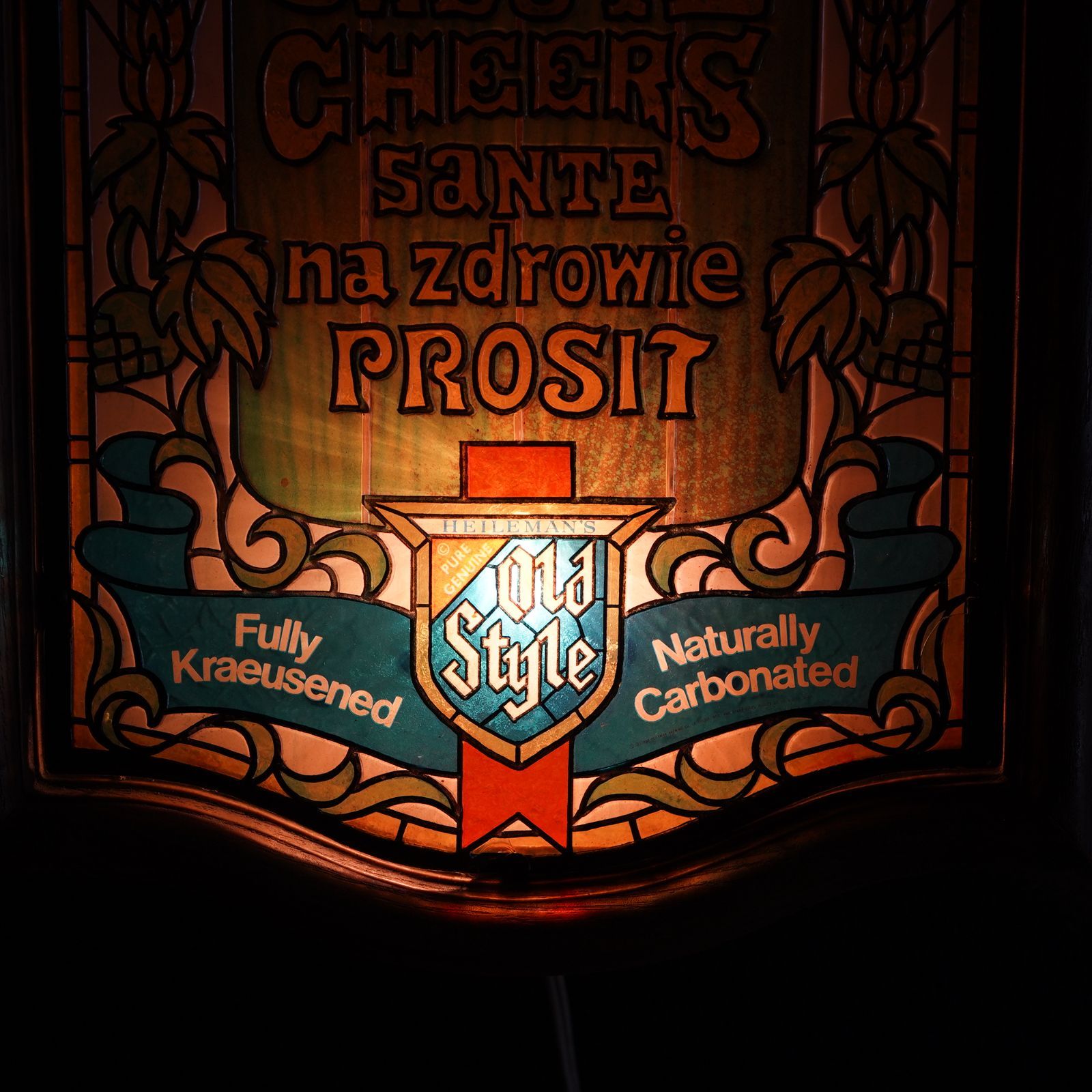 OLD STYLE BEER ライトサイン 照明 電飾 ヴィンテージ アメリカン OLD STYLE BEER ライトサイン 照明 電飾 ヴィンテージ