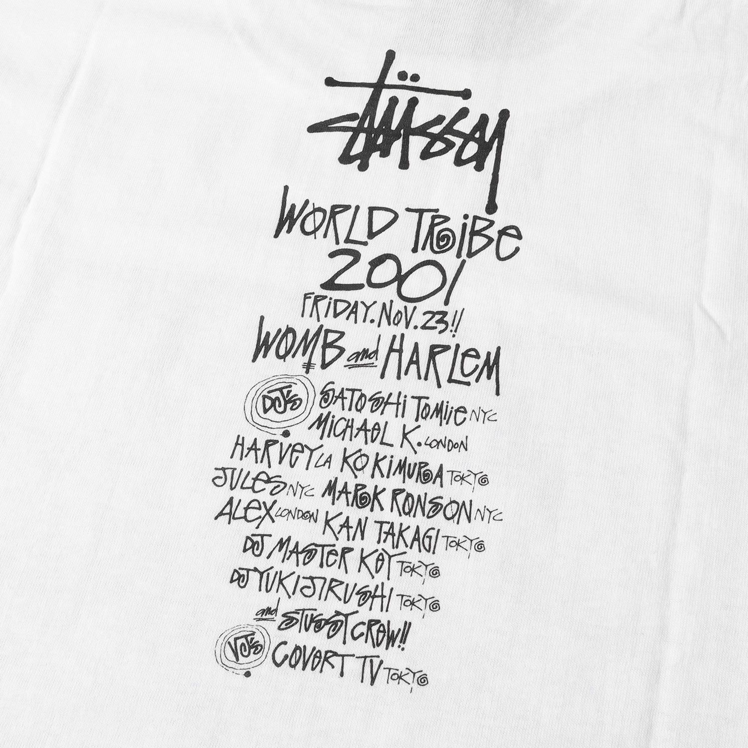新品 STUSSY ステューシー Tシャツ サイズ:L WORLD TRIBE 2001 