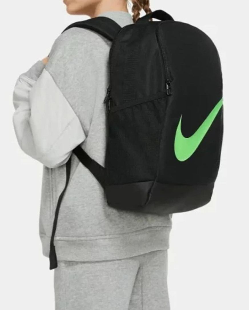 NIKE バックパック スウッシュ ブラック グリーン 18L ナイキ リュック