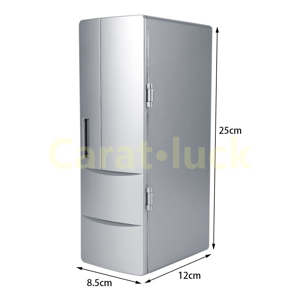 ミニ冷蔵庫 小型 冷温庫 保温保冷庫 クーラー/ウォーマー 家庭用 車載両用 旅行用 卓上冷蔵庫 ポータブル USB電源 コンパクトなサイズ USB冷蔵庫冷凍庫