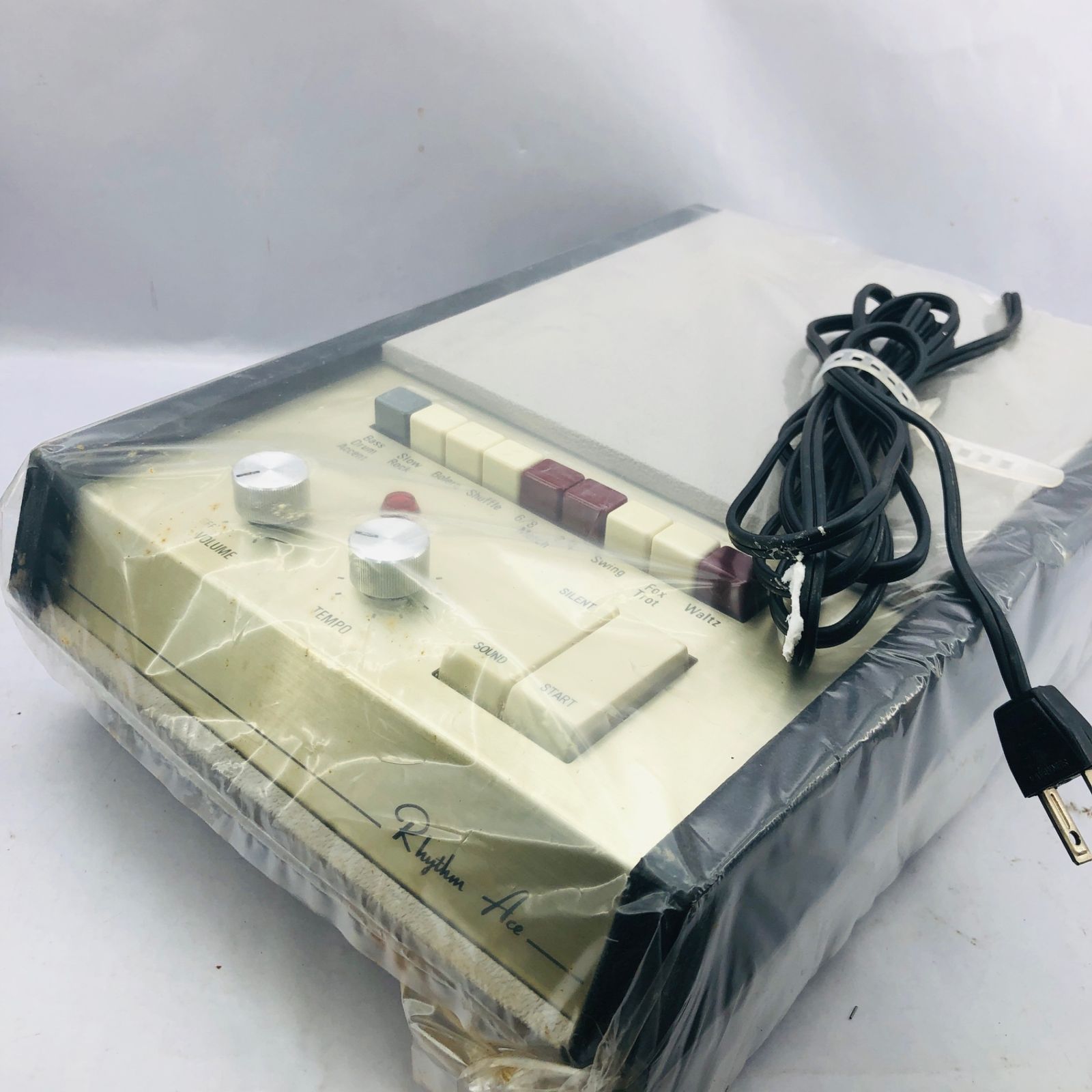 ●Rhythm Ace リズムマシン リズムエース リズムボックス FR-5C レトロ ACE TONE 通電 箱あり