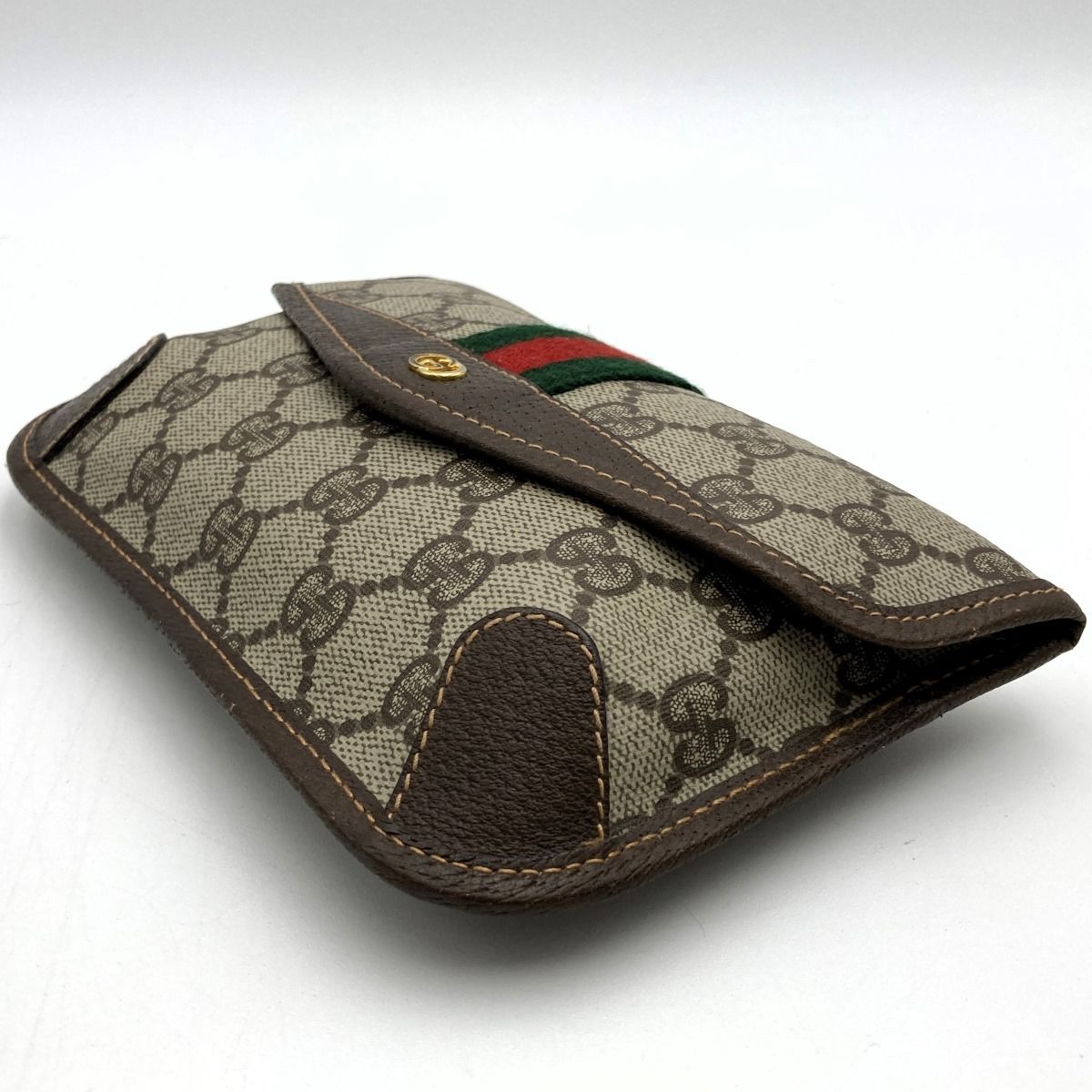 美品 GUCCI グッチ GG柄 オールドグッチ ポーチ クラッチバッグ