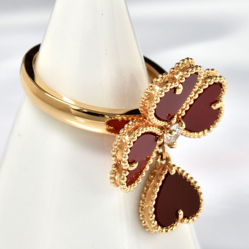 Van Cleef ＆ Arpels スウィート ハート リング 9号 VCARN5P600 ヴァンクリーフ&アーペル 2024年保証書付き スウィート ハート