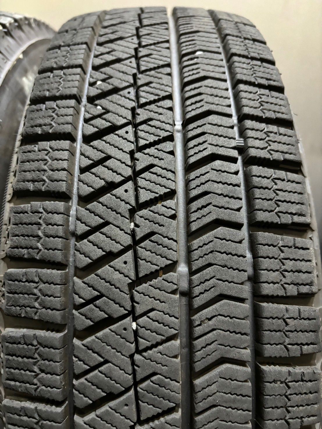 ★165/65R14 BRIDGESTONE/VRX2 21年製 BALMINUM 14インチ 5.5J +39 100 4H スタッドレス 4本 タンク ルーミー パッソ (南1-G999)