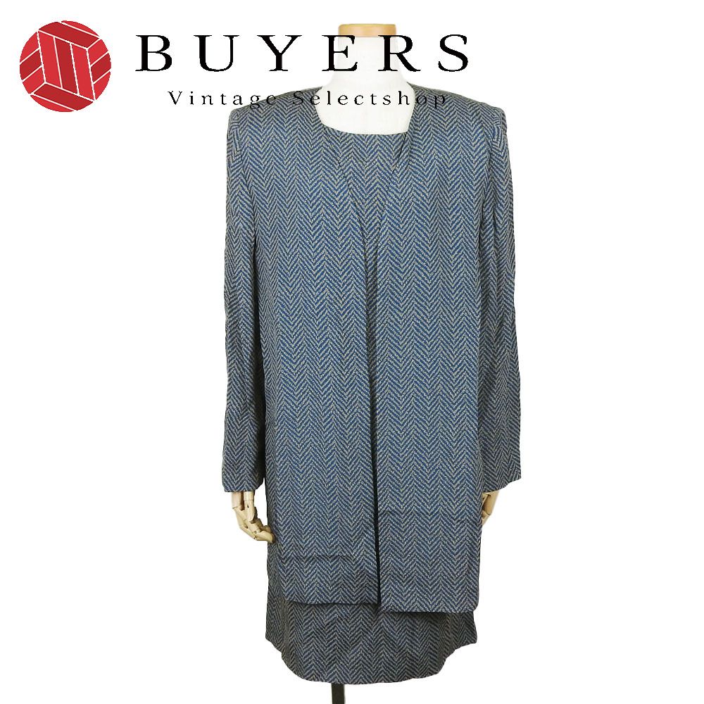 【イヴ・サンローラン】　ヴィンテージワンピース SAINT LAURENT イヴサンローラン ヴィンテージ ワンピース 36