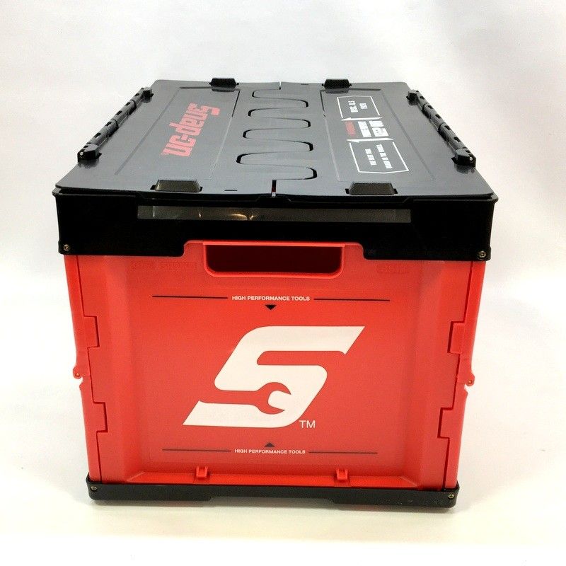 Snap-on スナップオン 折りたたみコンテナBOX BWL3790R 赤 収納 ボックス 箱 △ DW3551