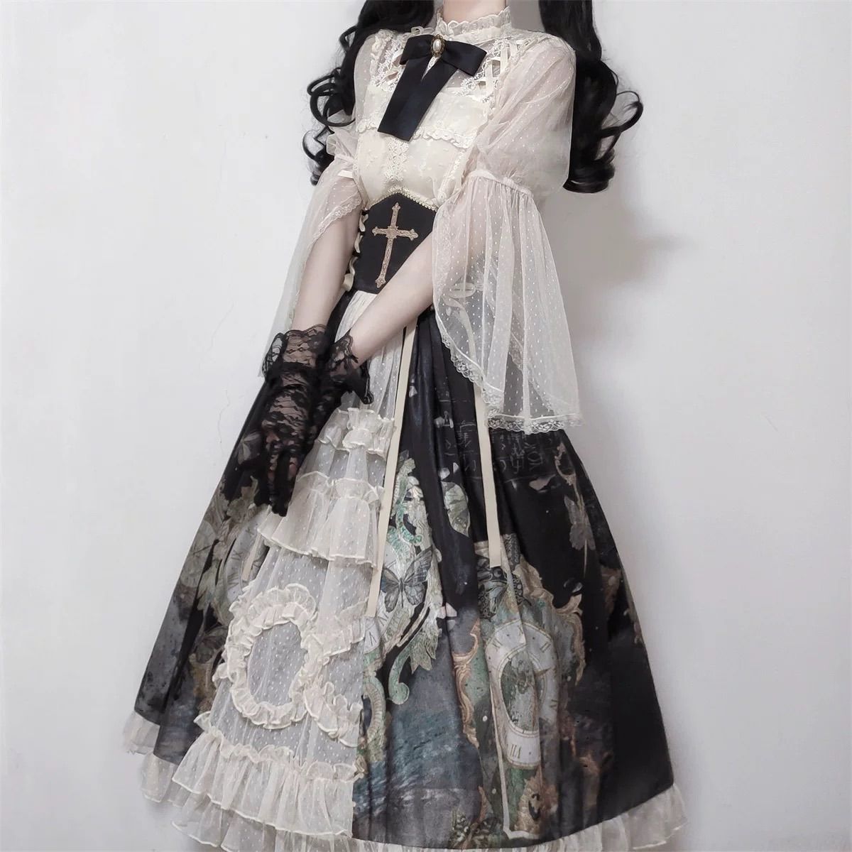 ロリータドレス お嬢様 めめしい メイド衣装 アイドル 姫ロリータ風 森ガール Amazon.co.jp: [FYECMSA] お嬢様 めめしい メイド衣装 ドレス