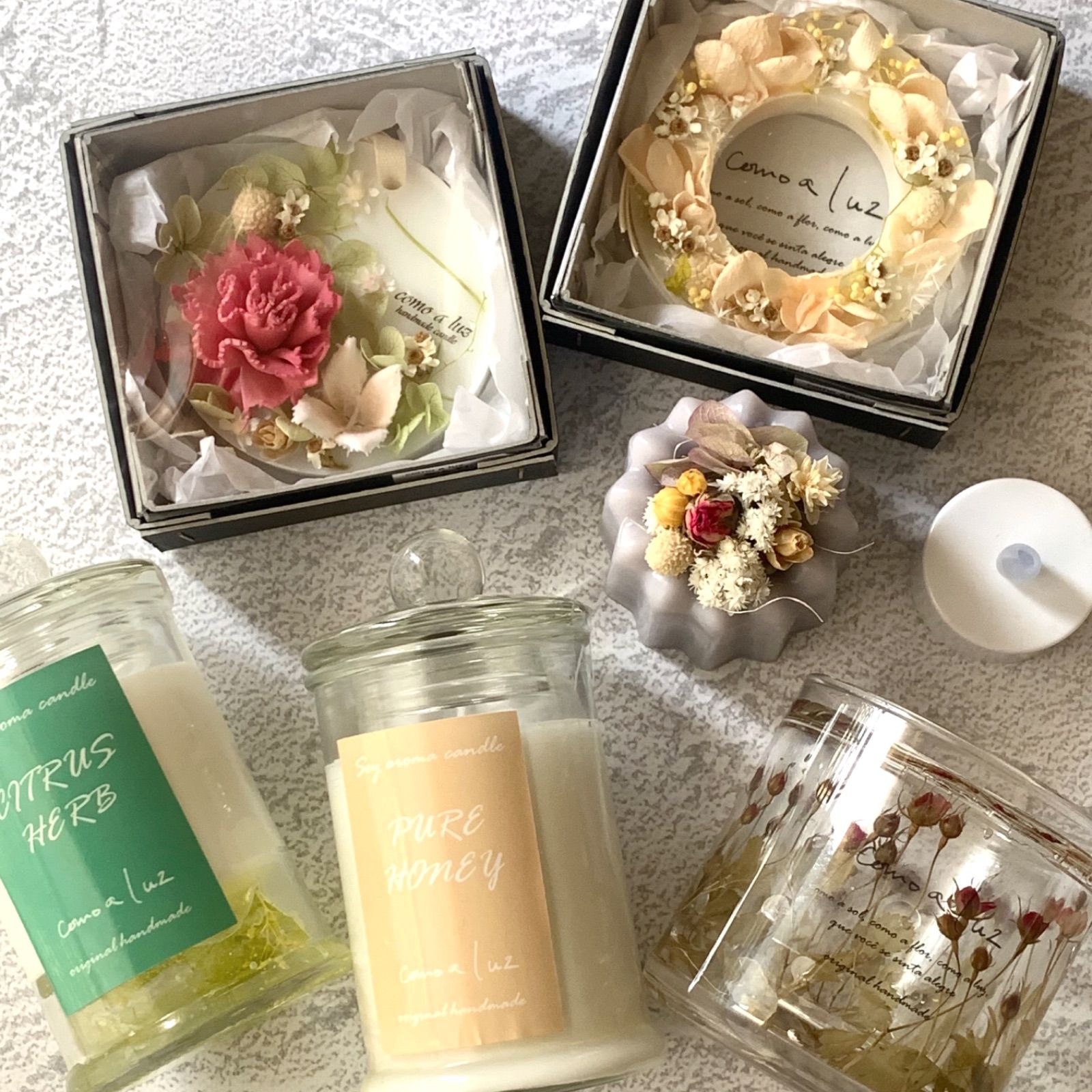 SALE】キャンドル7点セット - メルカリ 