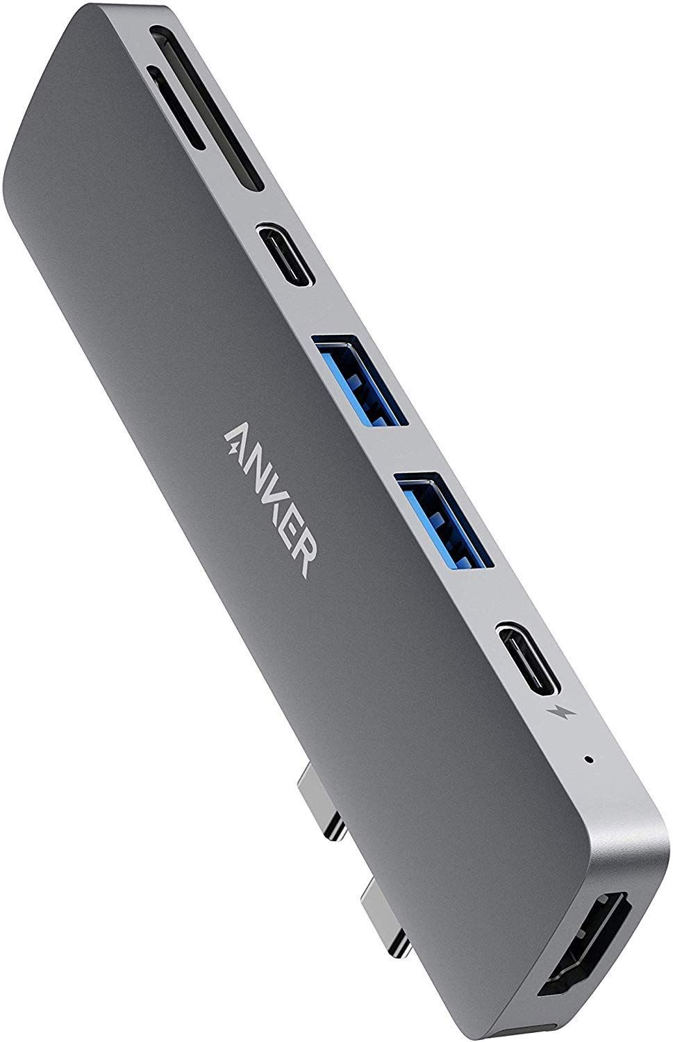【人気商品】PD メディア USB-C ハブ4K対応 7-in-2 HDMIポート1W Power Direct Delivery対応USB-CポートUSB-AポートmicroSD PowerExpand u0026 SDカードスロットusbハブhdmi Anker 