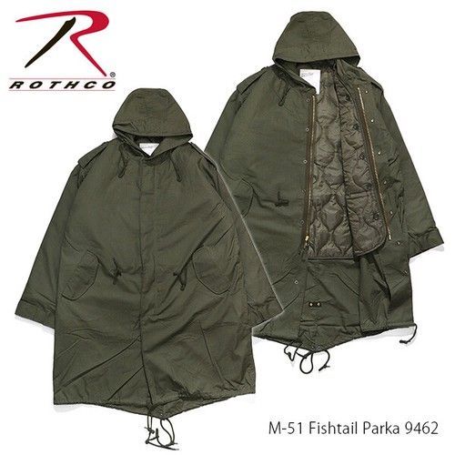 未使用 ROTHCO M-51 JACKET ミリタリー コート モッズコート ROTHCO ロスコ M-51 フィッシュテールパーカ モッズコート