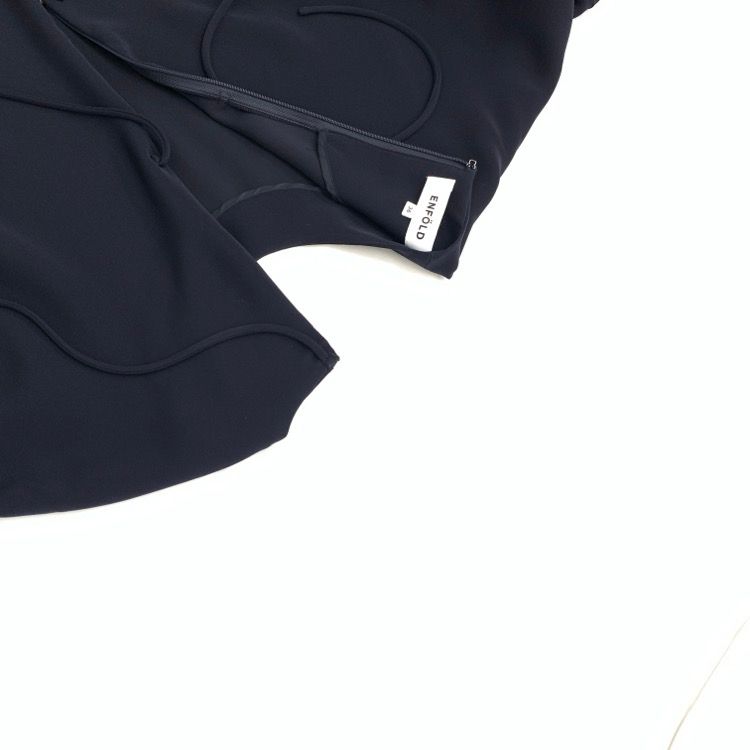 ENFOLD エンフォルド ミリオーネ ハグ ドレス ボリュームスリーブ  