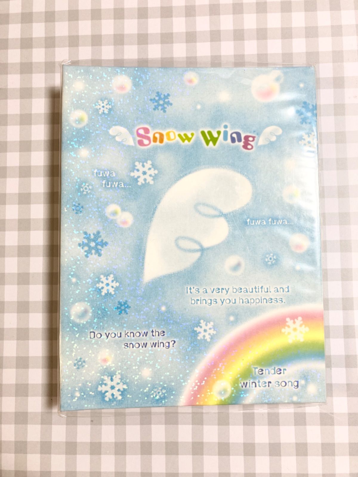 平成レトロ】プロフィール帳 天使 虹 メモ帳 プロフ帳 クーリア