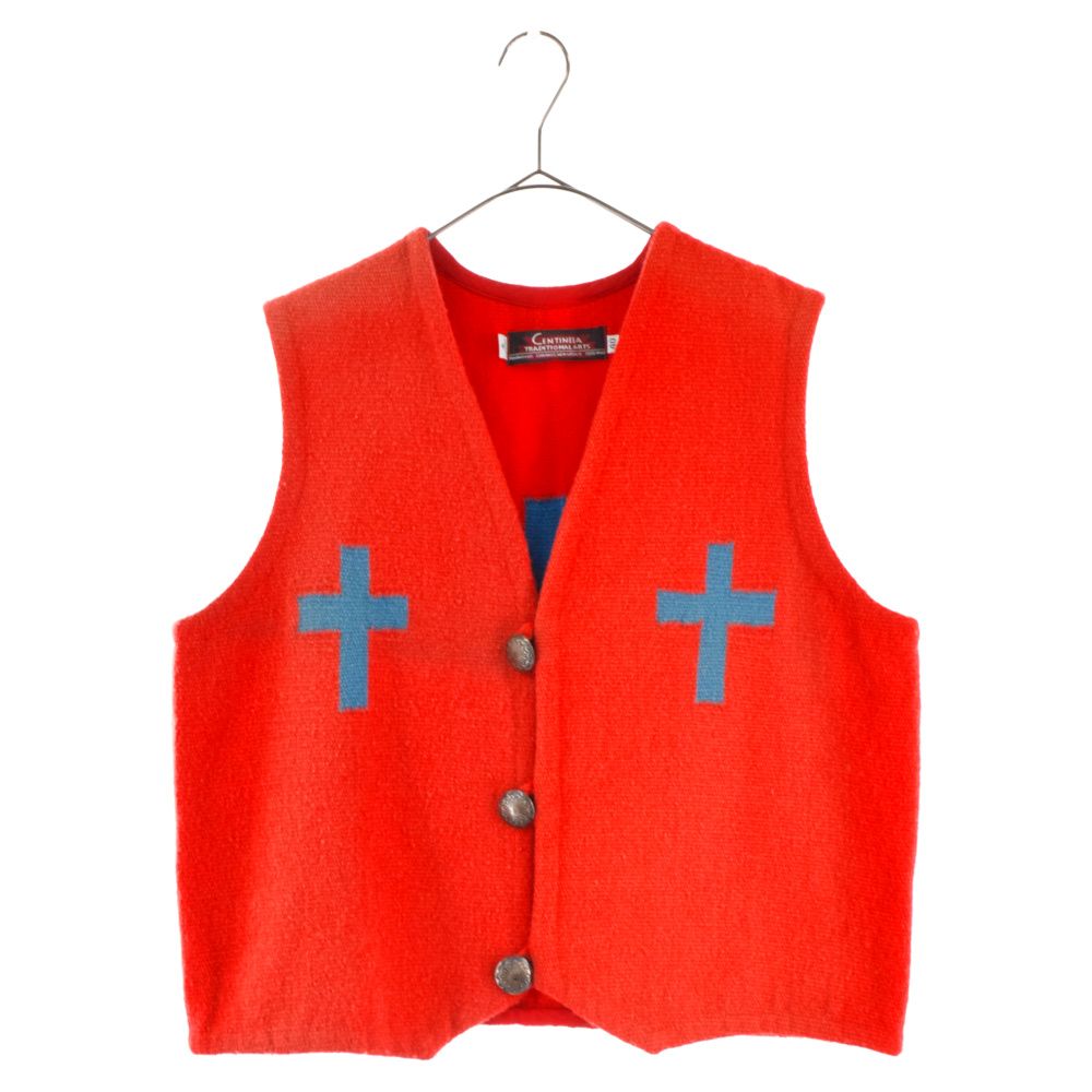CENTINELA (センチネラ) チマヨ クロスデザイン ウールベスト